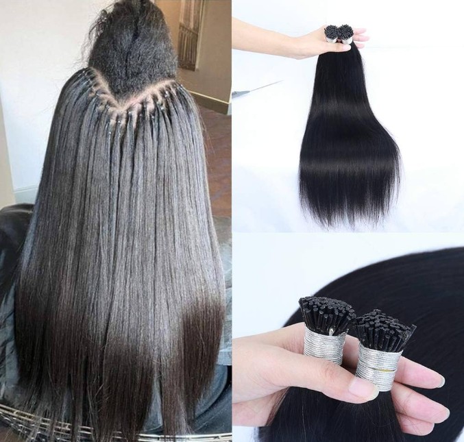 I tip human hair extensions